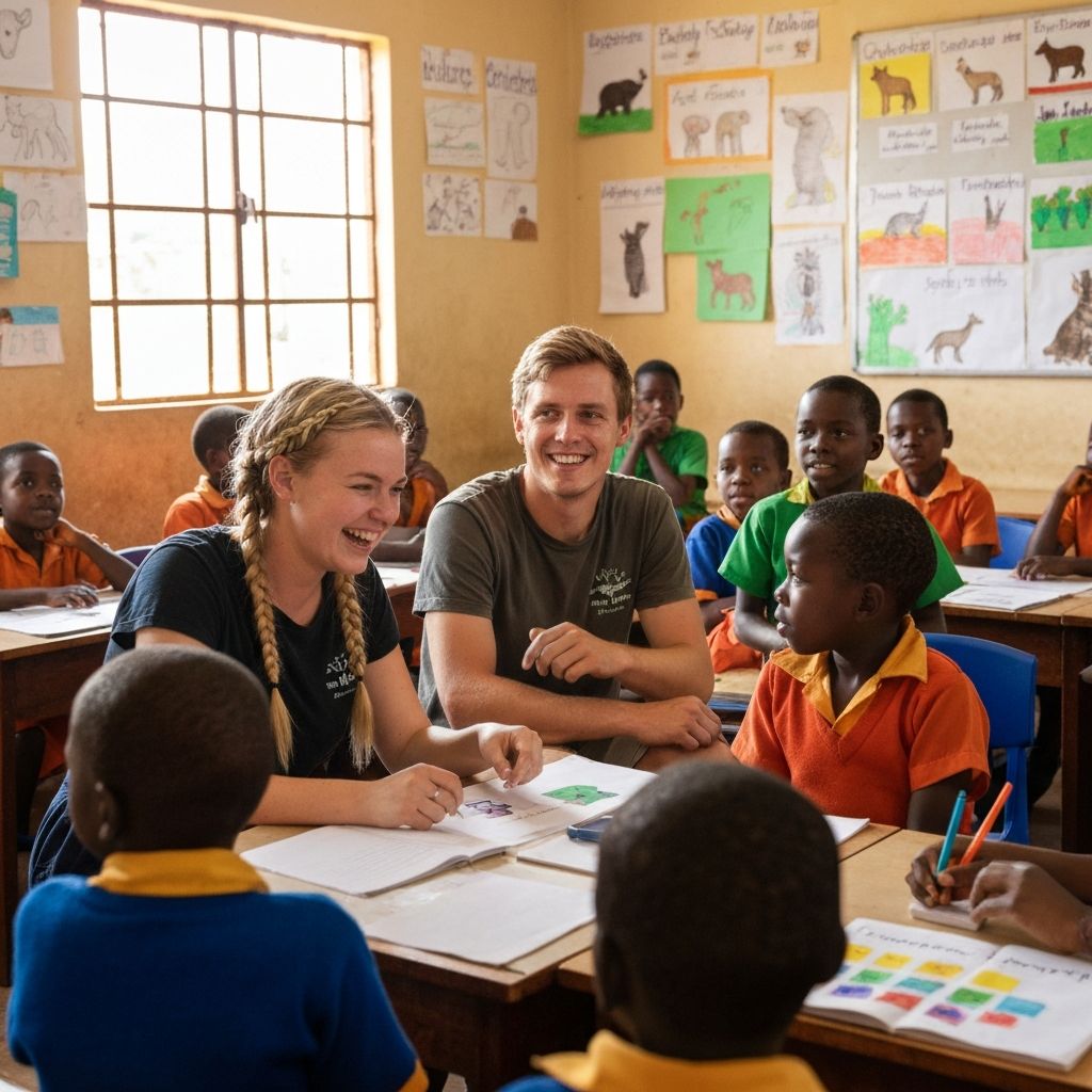 TGIP volunteers in Morogoro